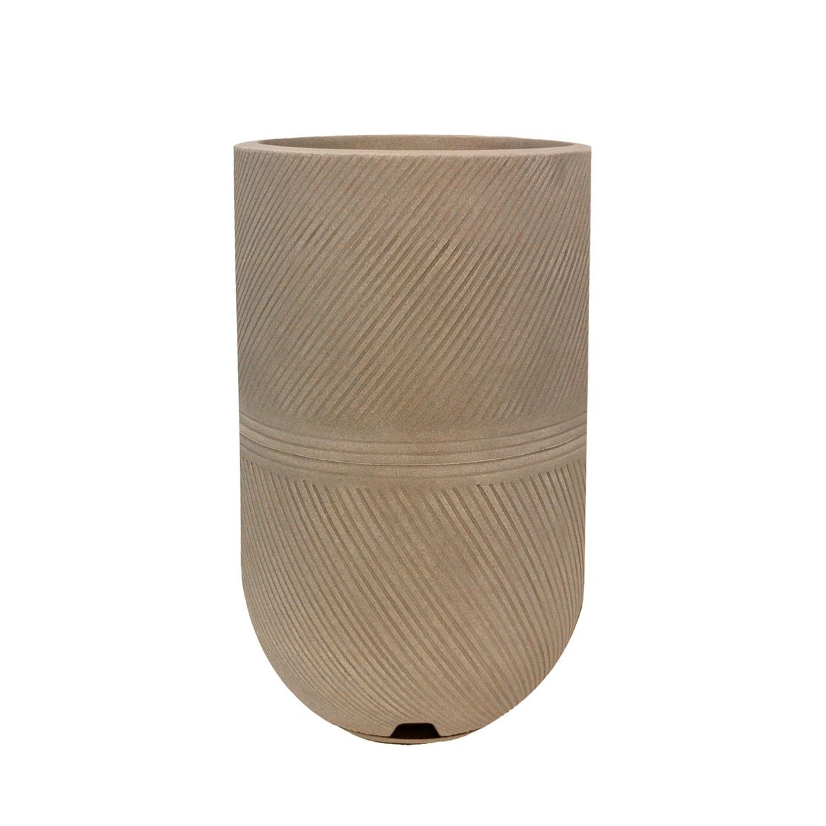FLORIDIS - MACETERO FLORIDIS BEIGE ARGOS 57CM ALTO CON PLATO