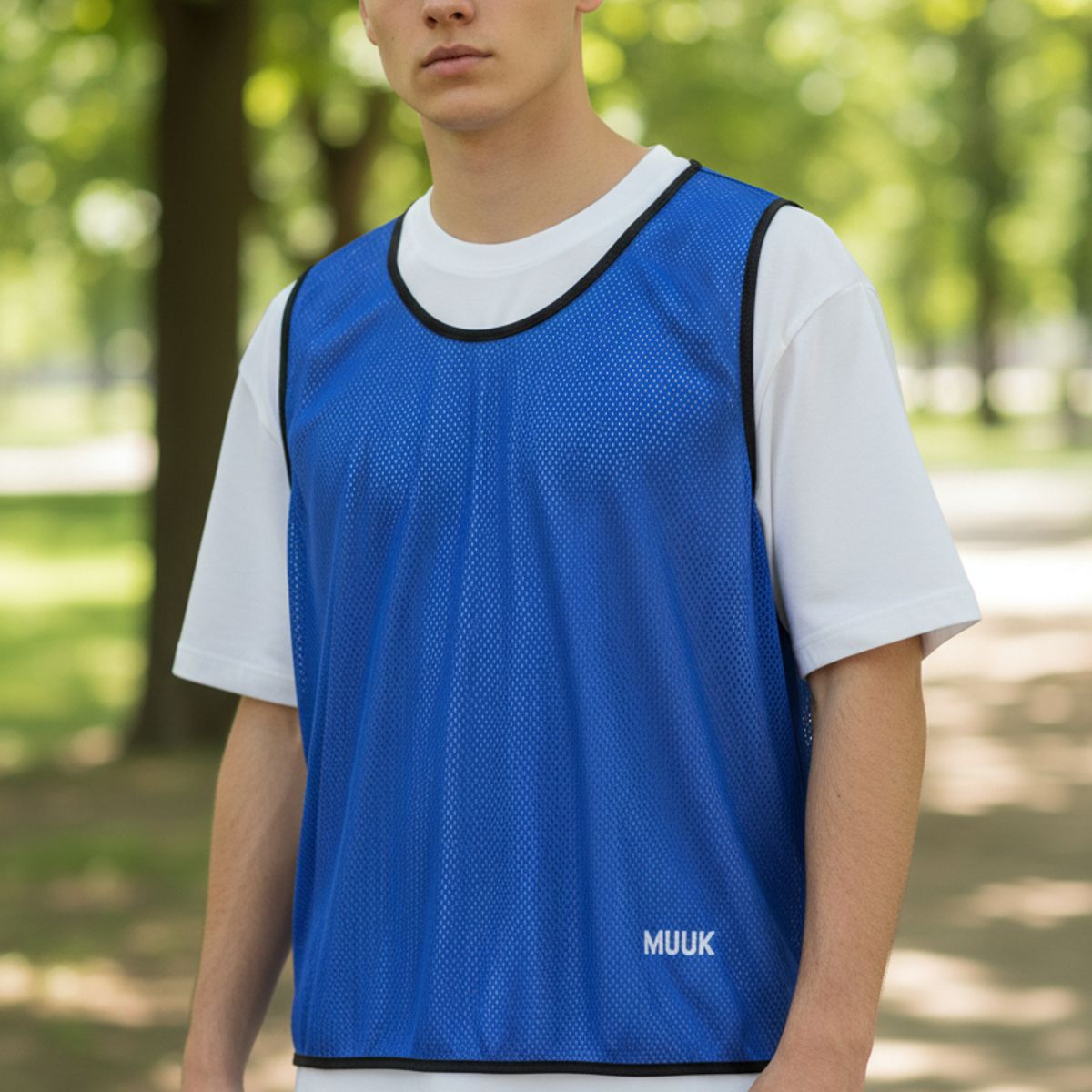 MUUK - PACK 10 UN PETO DEPORTIVO MUUK XXV AZUL TALLA  XL