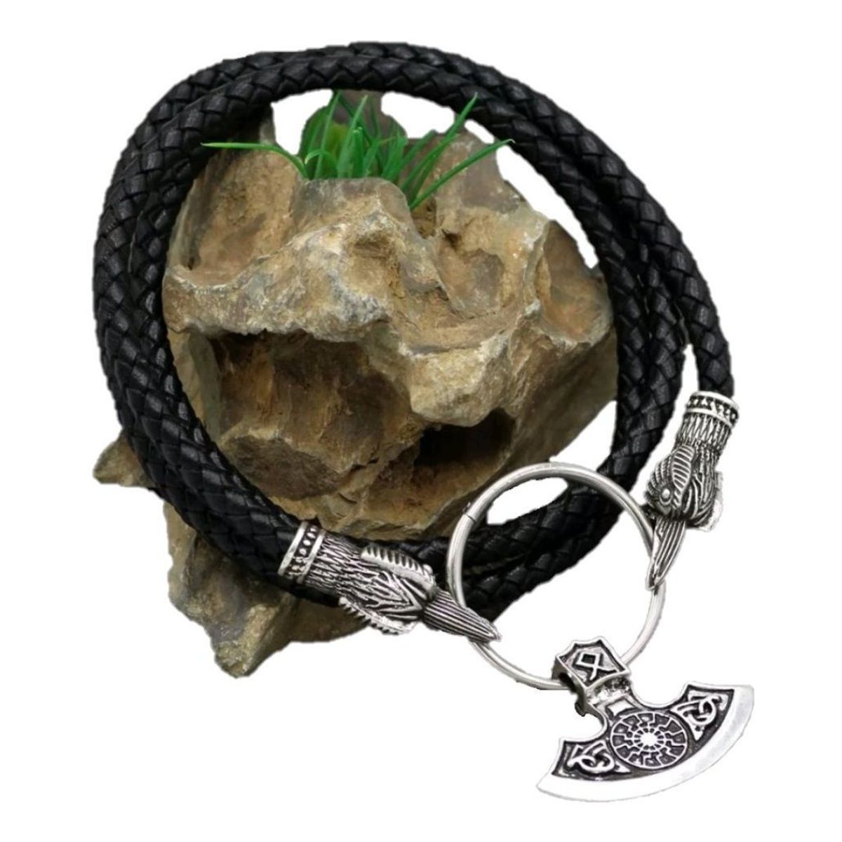 GENERICO - Collar Hacha Vikingo Hombre Nordico Moda Masculina 2019