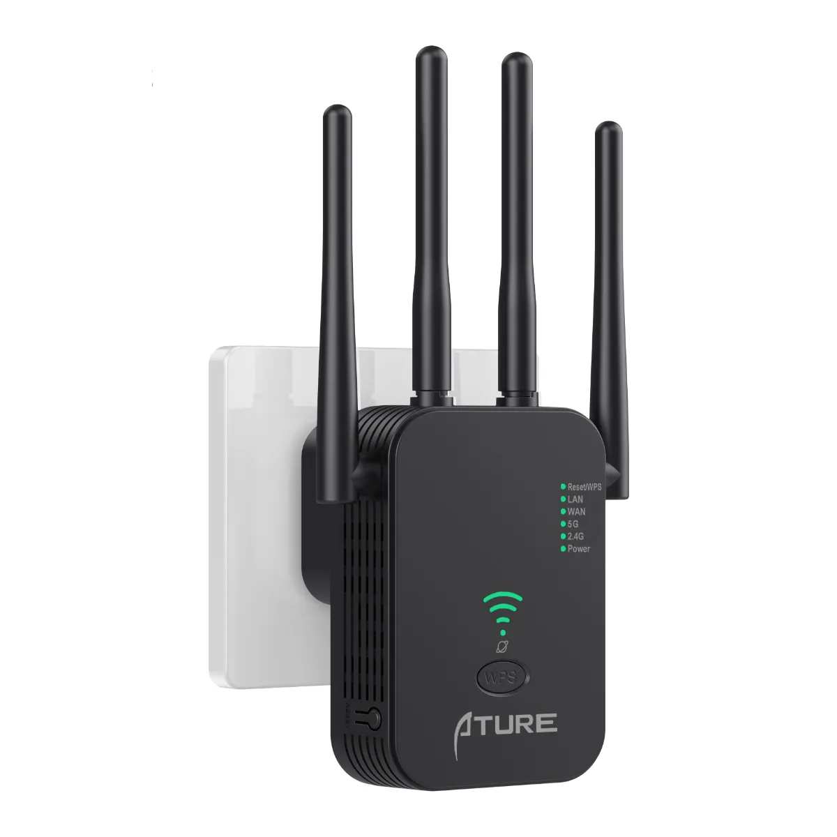 KINDA NICE - Amplificador De Señal Wifi Inalámbrico Y Router 1200 Mbps