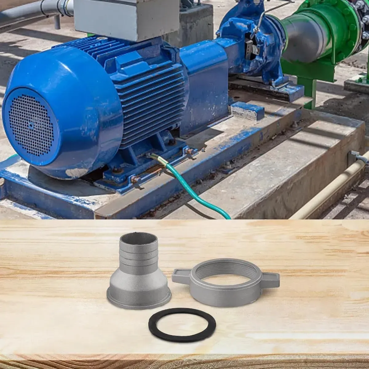 KUANGYE - Acople 3 Pulgadas Reducción A 2 Pulgadas Motobomba Acople De Tuberia 3 A 2