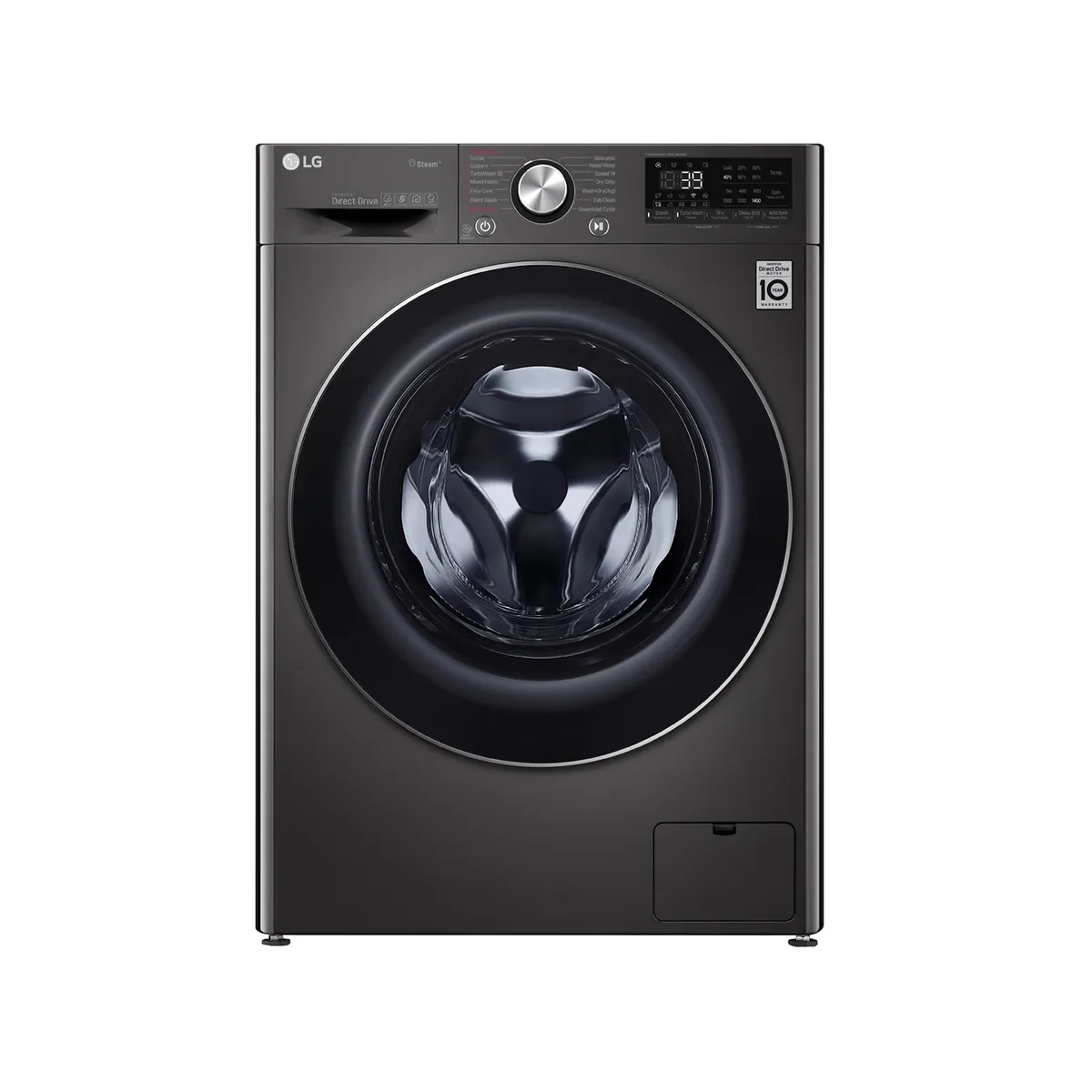 LG - Lavadora Secadora Carga Frontal LG 14Kg 8Kg WD14BVC2S6 con Tecnología Steam+ AIDD ThinQ