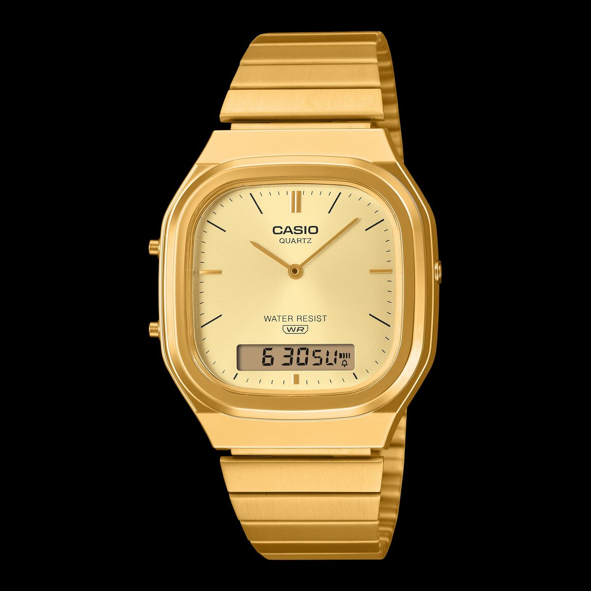 CASIO - Reloj Casio Análogo Mujer AQ-240EG-9A - Oro