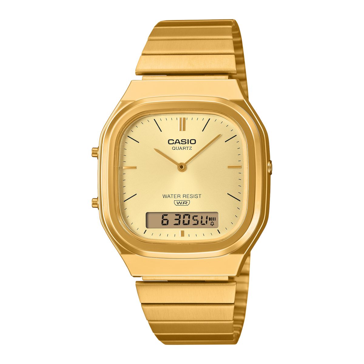 CASIO - Reloj Casio Análogo Mujer AQ-240EG-9A - Oro