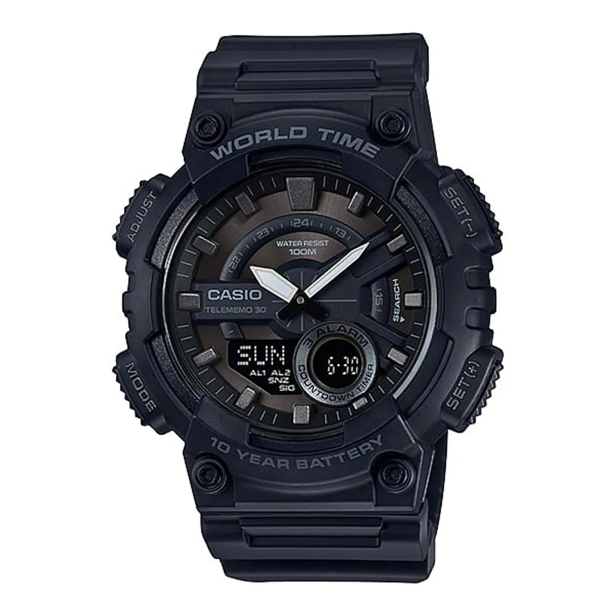 CASIO - Reloj Casio Digital AEQ-110W-1B Negro