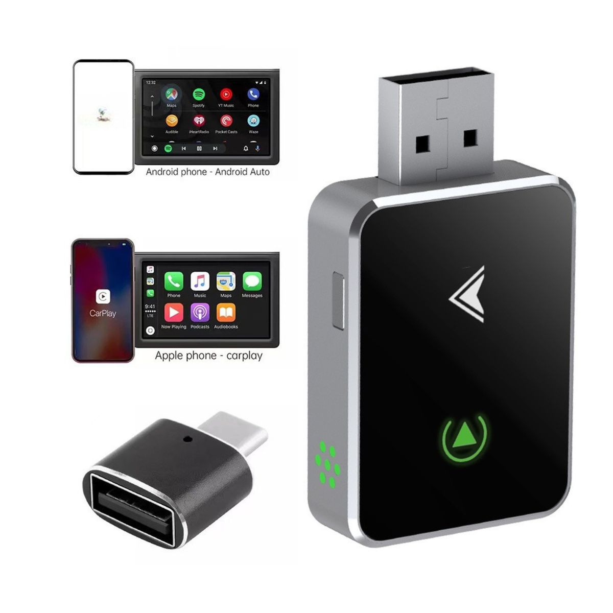 GENERICO - Adaptador Carplayandroid Auto Sistema Inalambrico