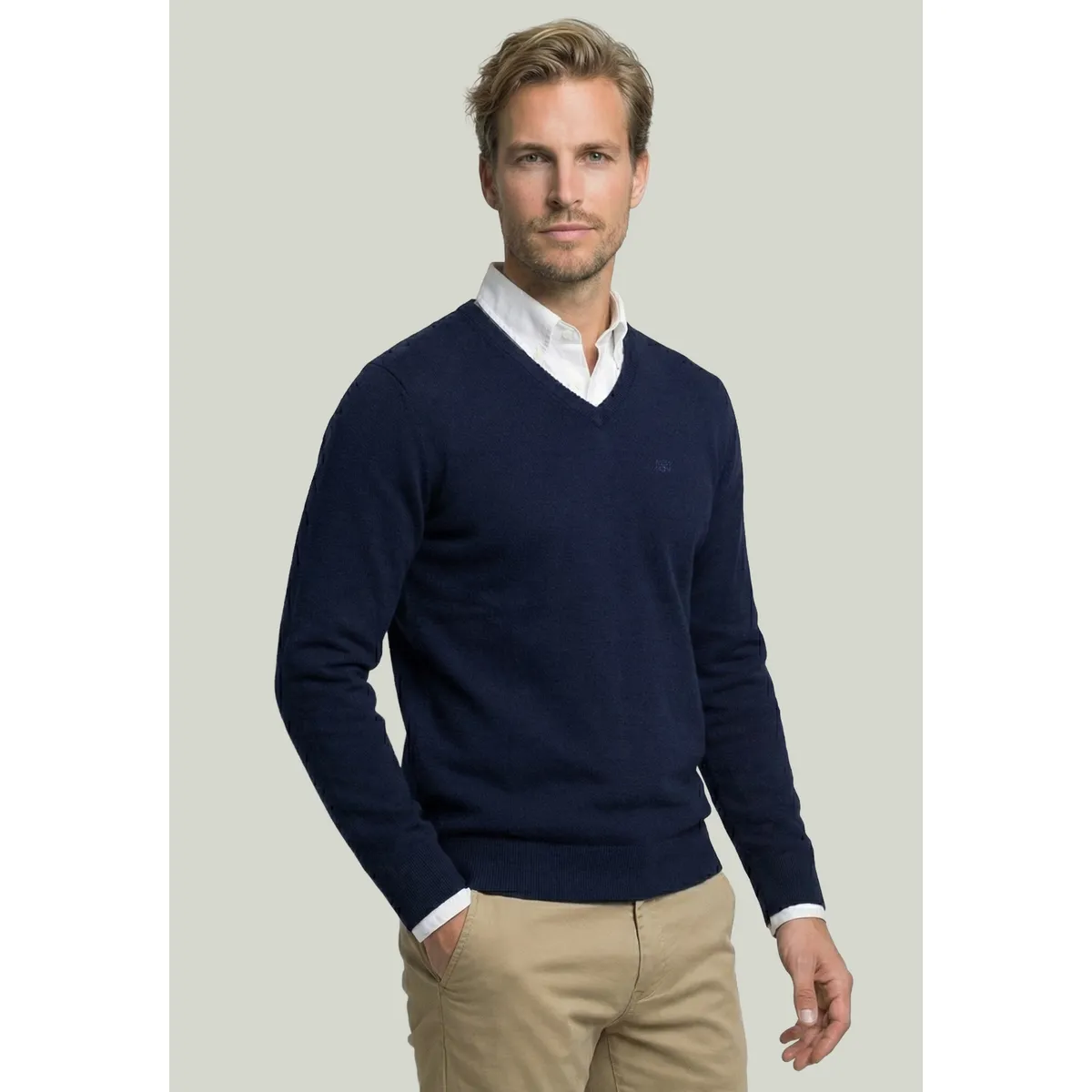 NEW MAN - Sweater Merida Navy New Man