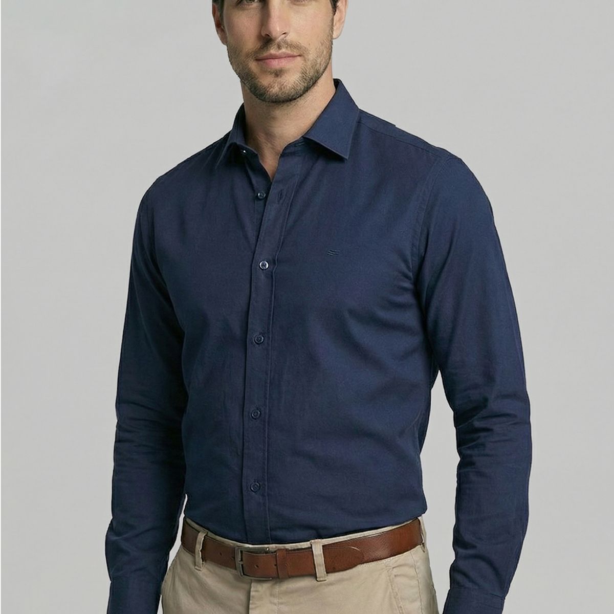 FEROUCH - Camisa Dublin Navy Ferouch