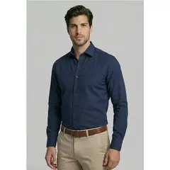 FEROUCH - Camisa Dublin Navy