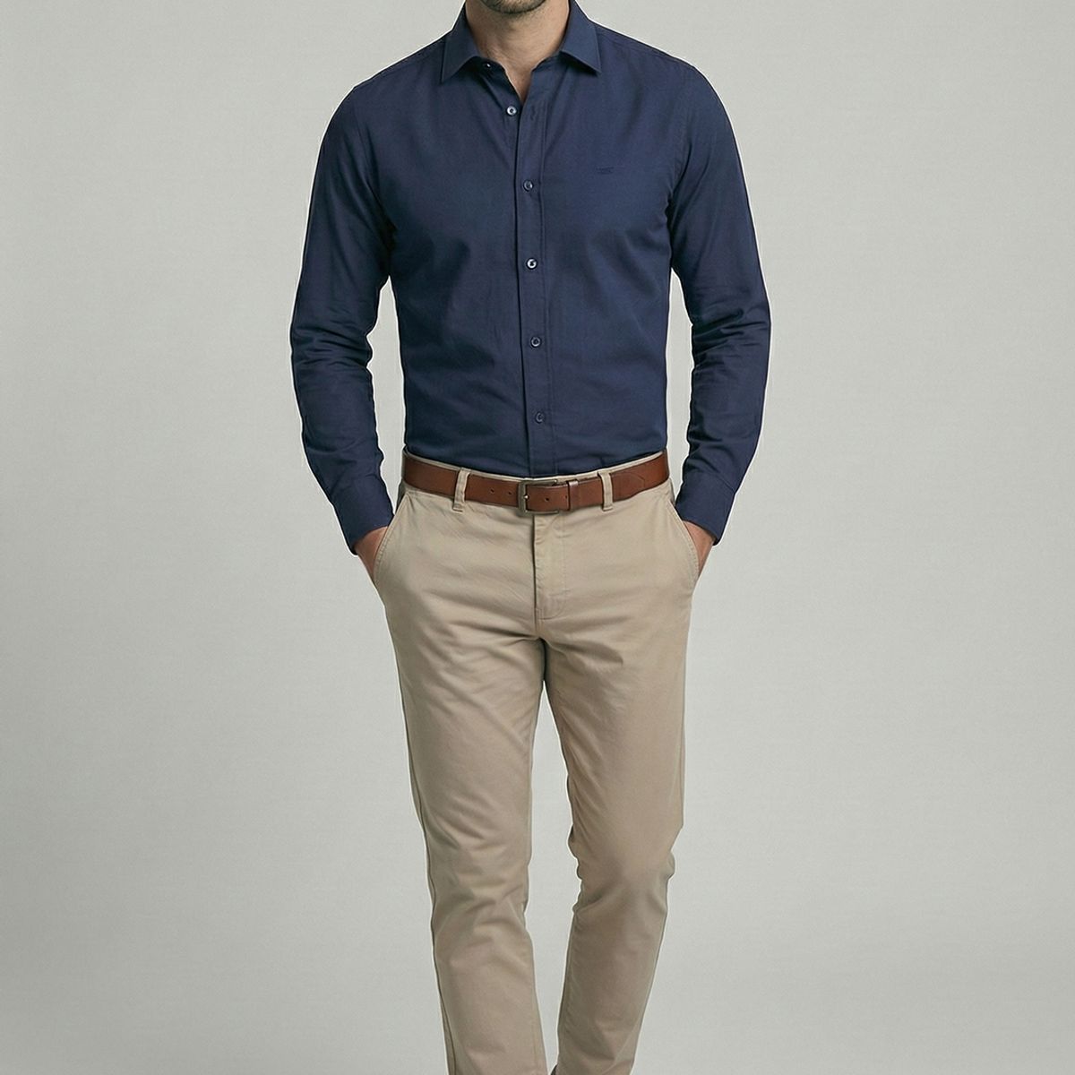 FEROUCH - Camisa Dublin Navy Ferouch