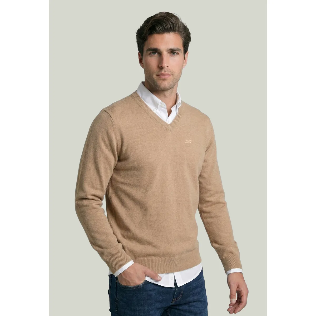 NEW MAN - Sweater Merida Oat New Man