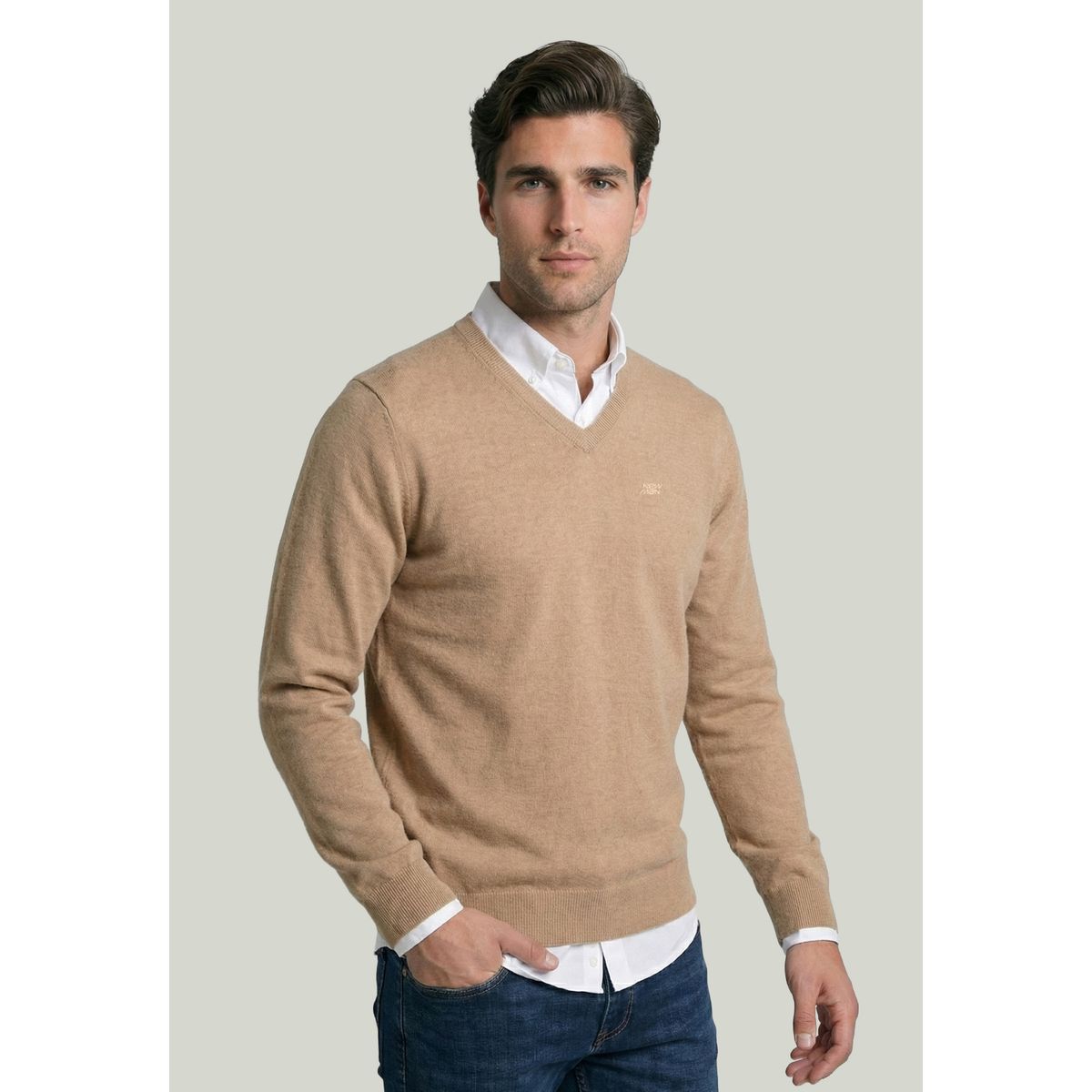 NEW MAN - Sweater Merida Oat New Man