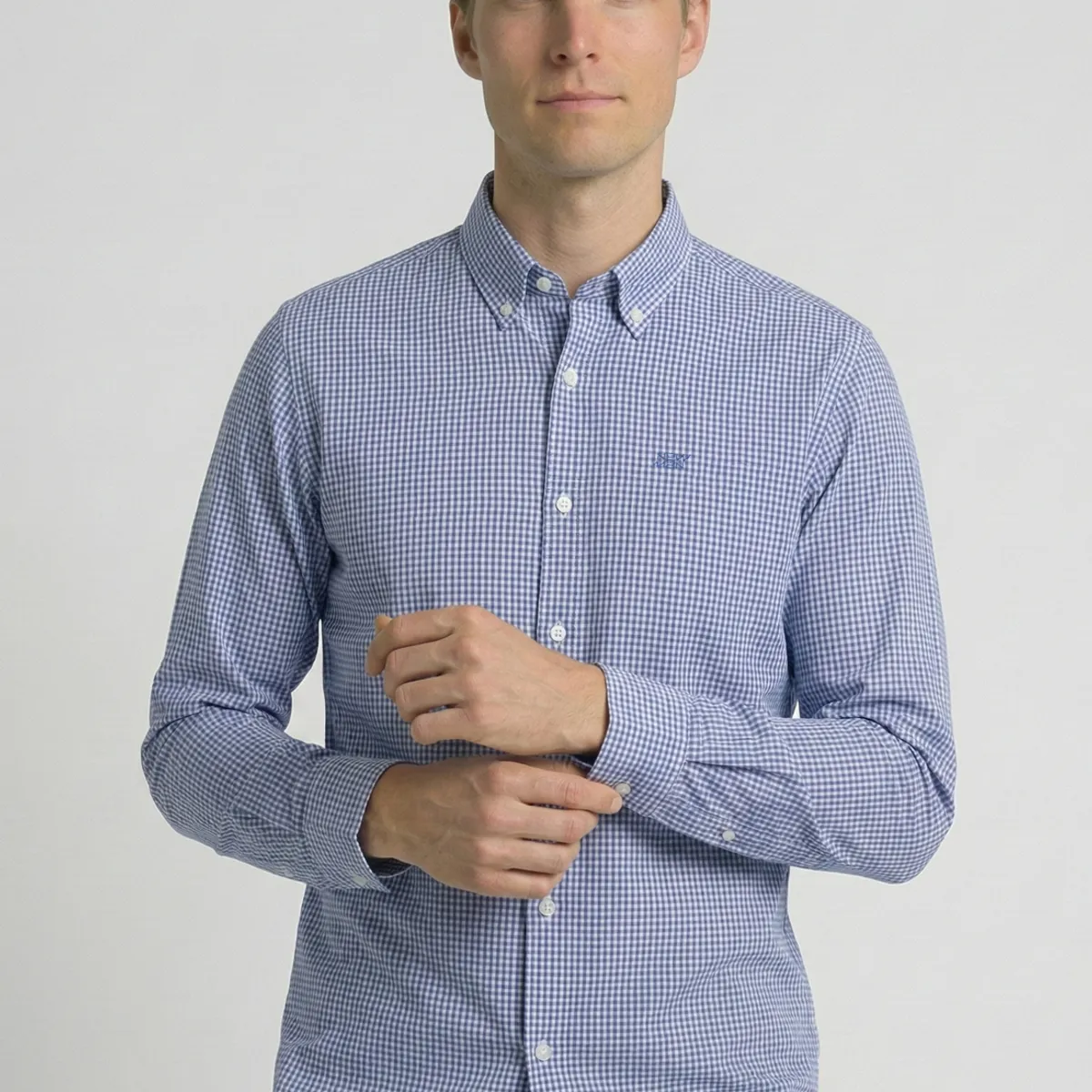 NEW MAN - Camisa Lyon Blue New Man
