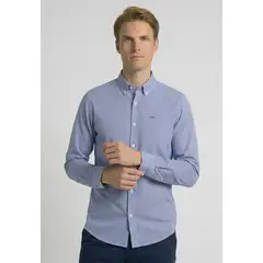 NEW MAN - Camisa Lyon Blue