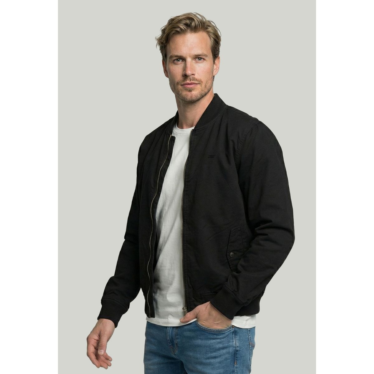 NEW MAN - Chaqueta Nantes Black New Man