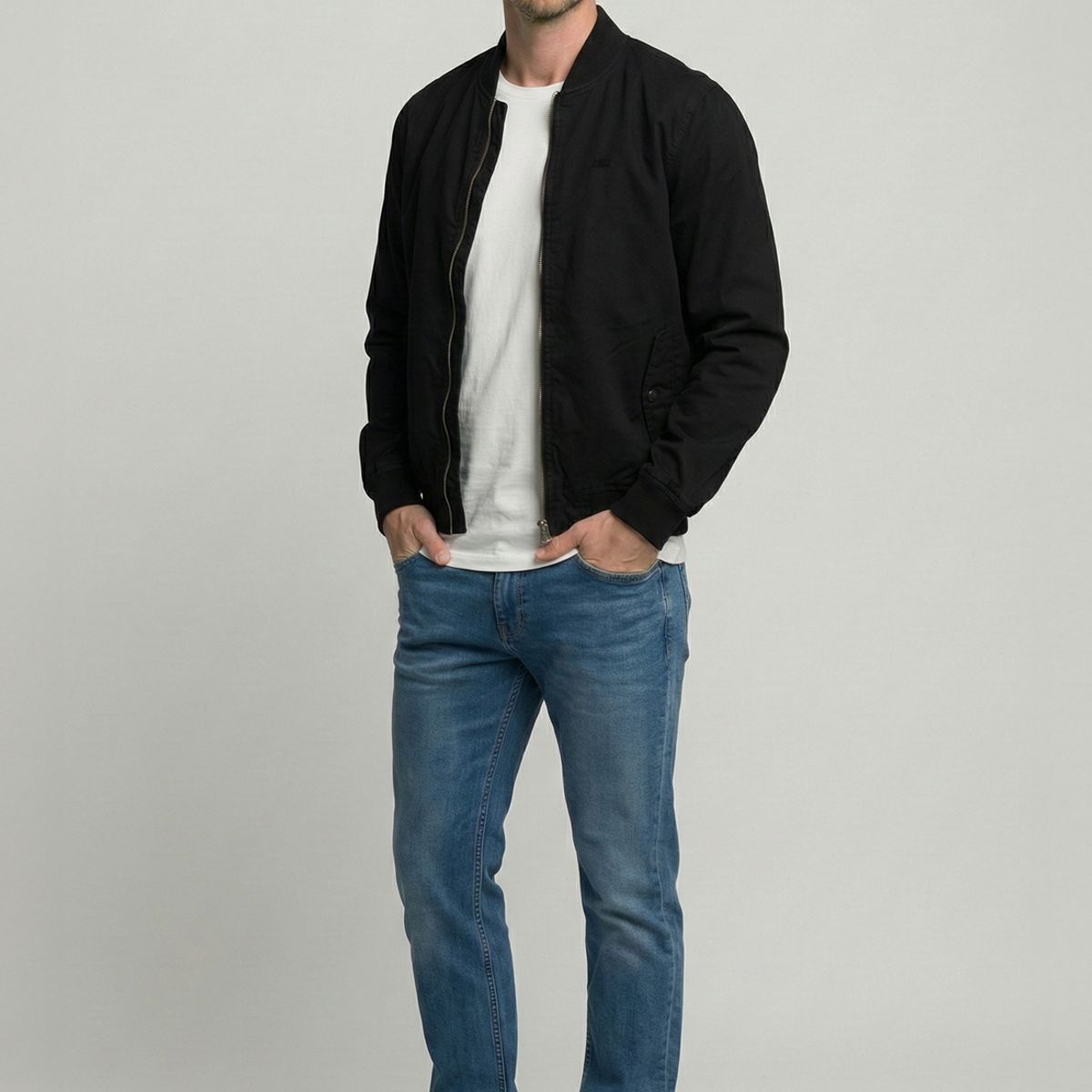 NEW MAN - Chaqueta Nantes Black New Man