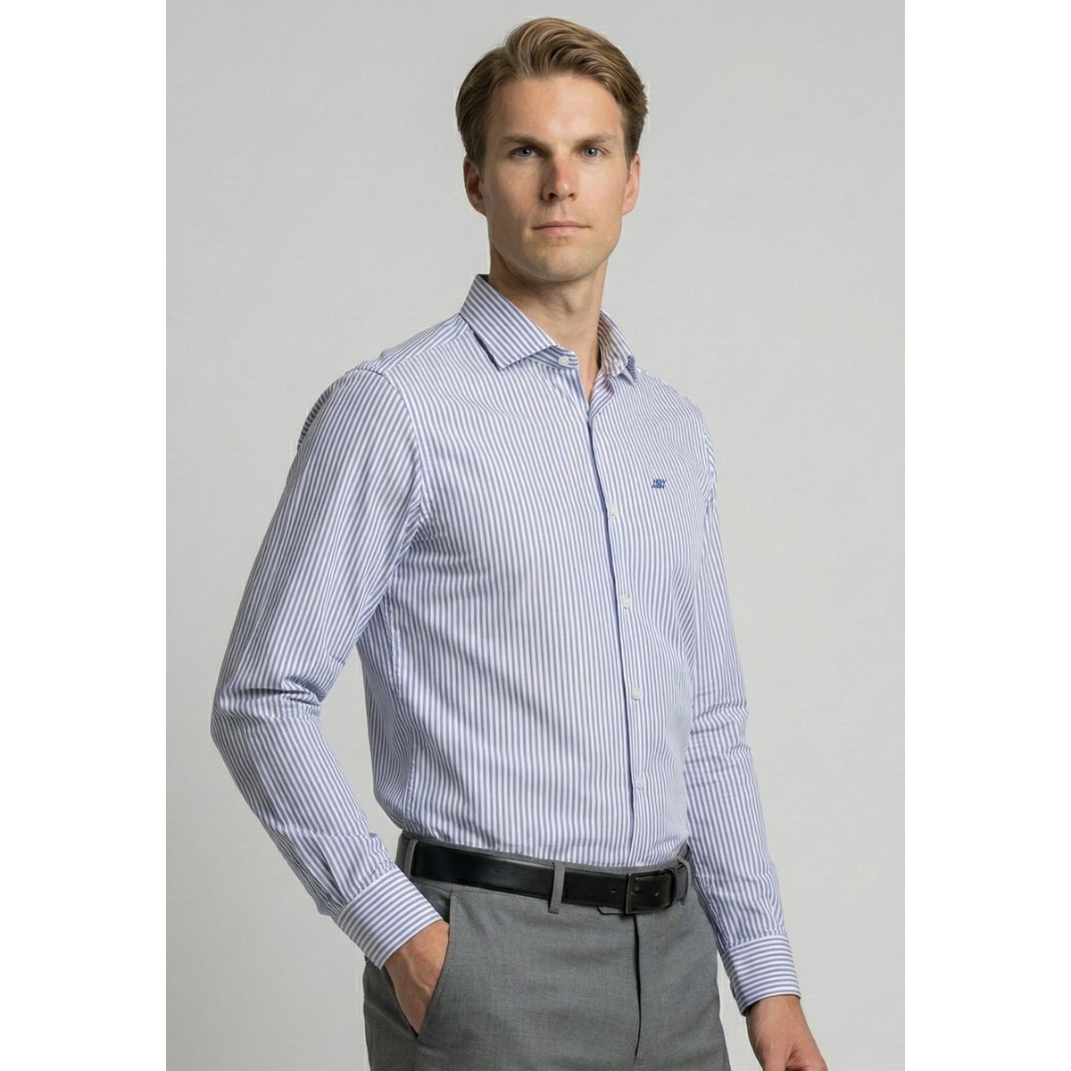 NEW MAN - Camisa Ginebra Dk.Blue New Man