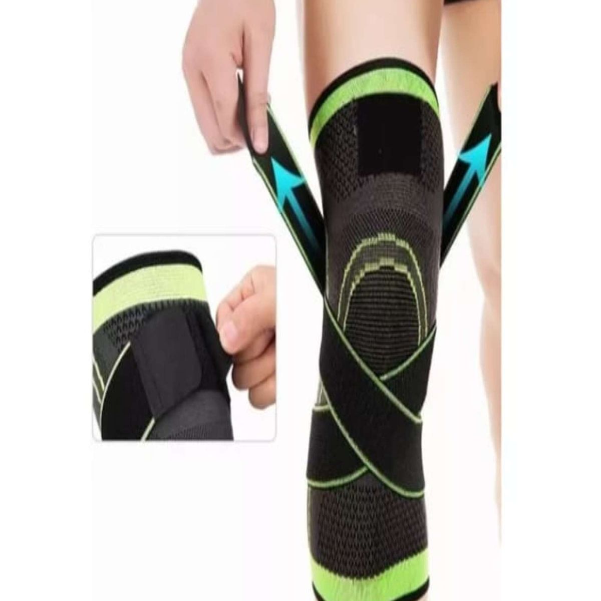 GENERICO - Rodilleras de Comprension elastica deportiva Par