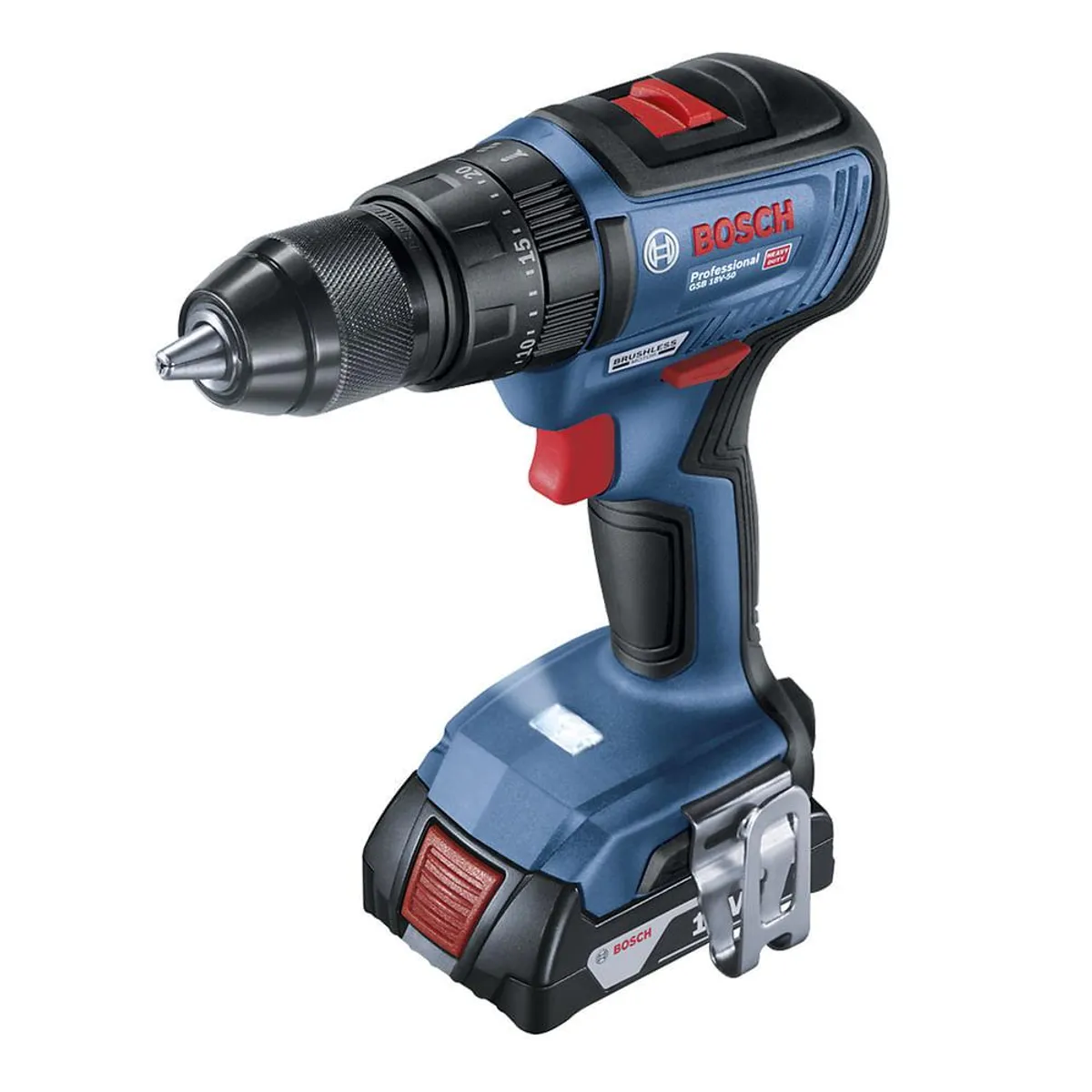 BOSCH - TALADRO PERCUTOR  ATORNILLADOR BOSCH 18V-50 +BAT +CARG