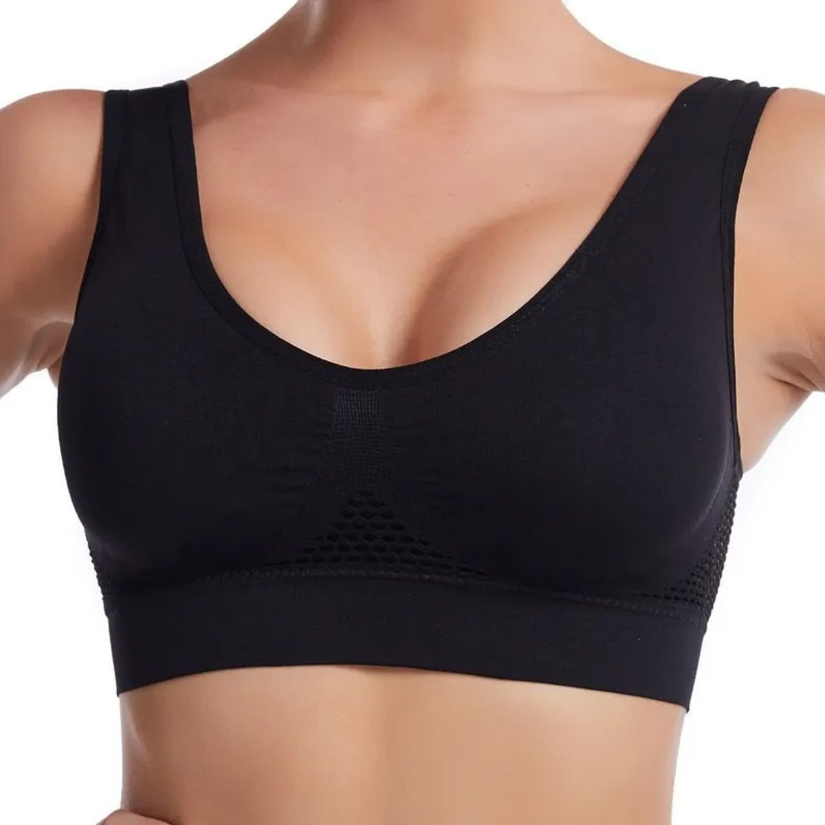 EVERSO - Pack 3 Sostén Deportivo Elasticado Mujer Peto Sujetador