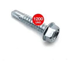 DRL LIGHTING - 4 Cajas Tornillo Hexagonal Wisefix Ptabroca 10x1 14 1200u