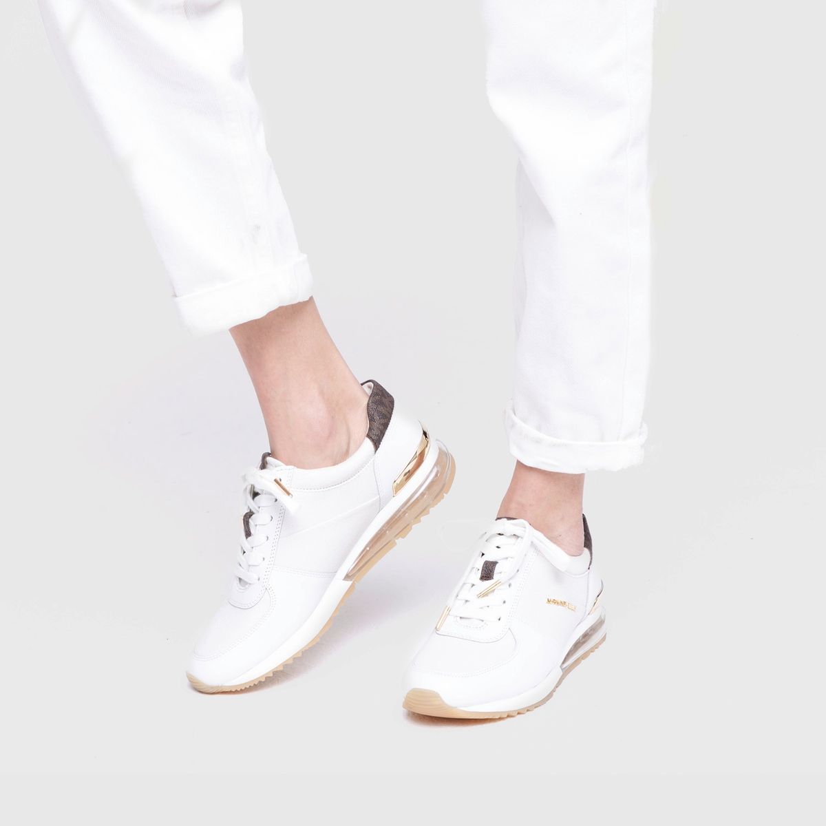 MICHAEL KORS - Zapatilla Urbana Mujer Cuero Beige