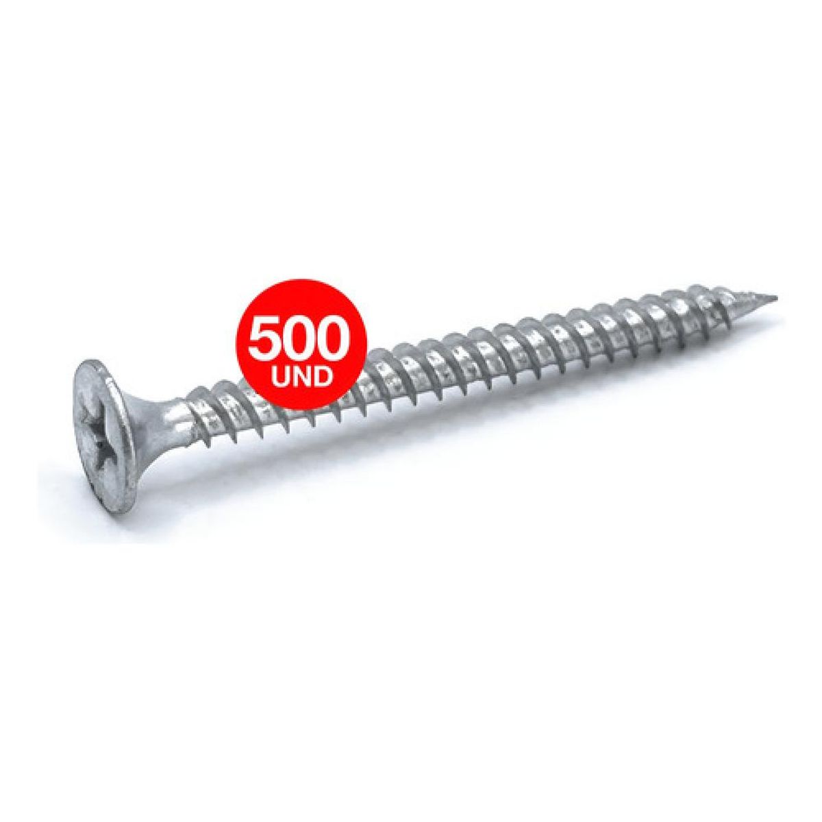 DRL LIGHTING - 5 Caja Tornillo Volcanit Wisefix Pfina Zincado 6x1 58 500u