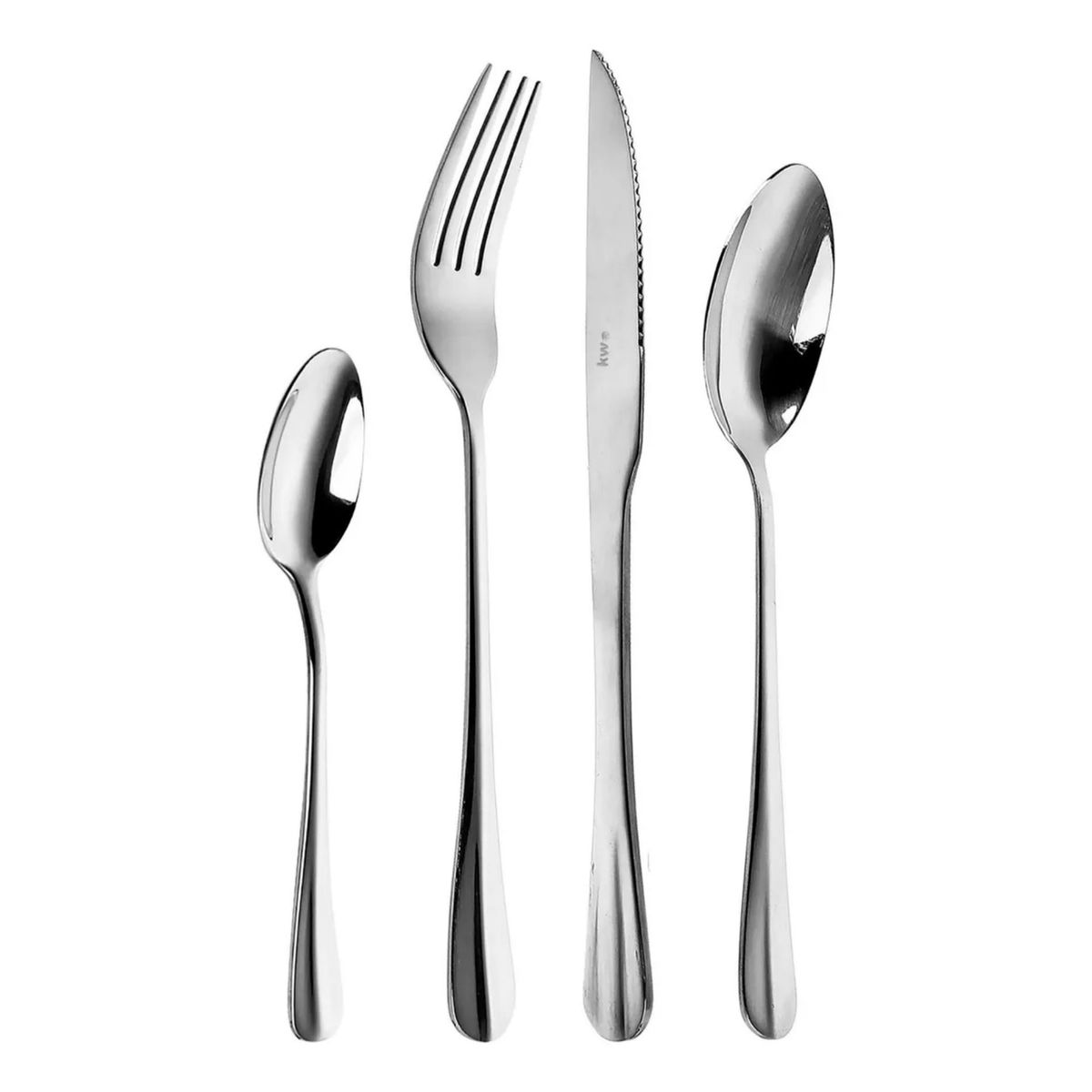 KITCHENWARE - Juego De Cubiertos 24 Piezas Acero - Capri Inox