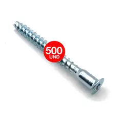 DRL LIGHTING - 5 Cajas De Tornillo Soberbio Wisefix Zincado 316x2 500u