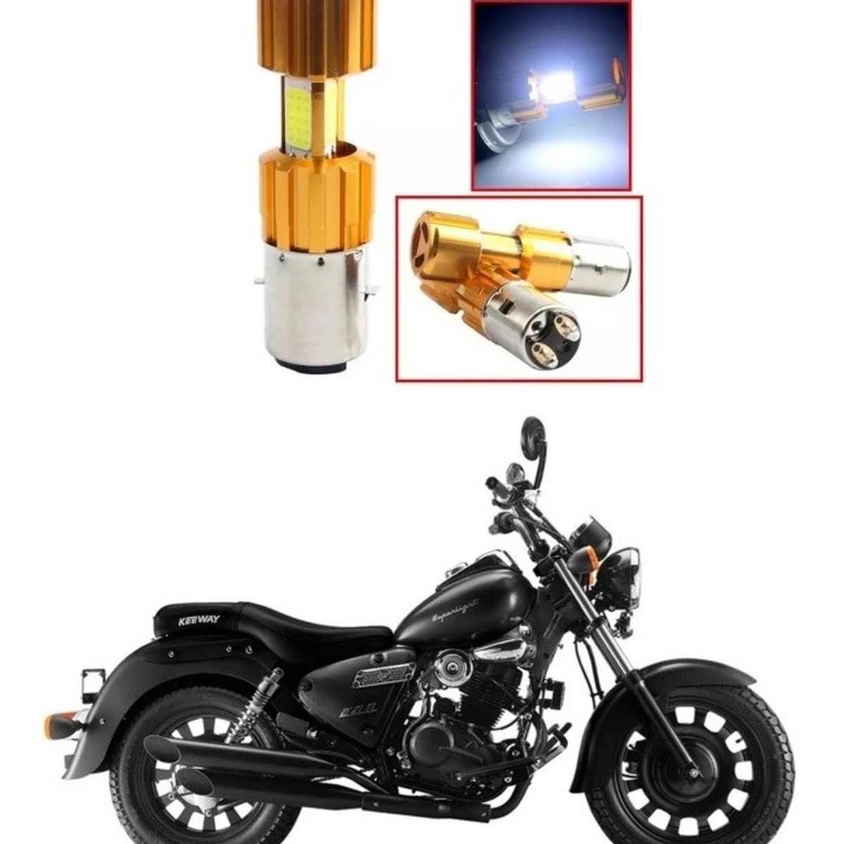 GENERICO - Ampolleta Led Keeway Super Light 200 / 3500 Lm