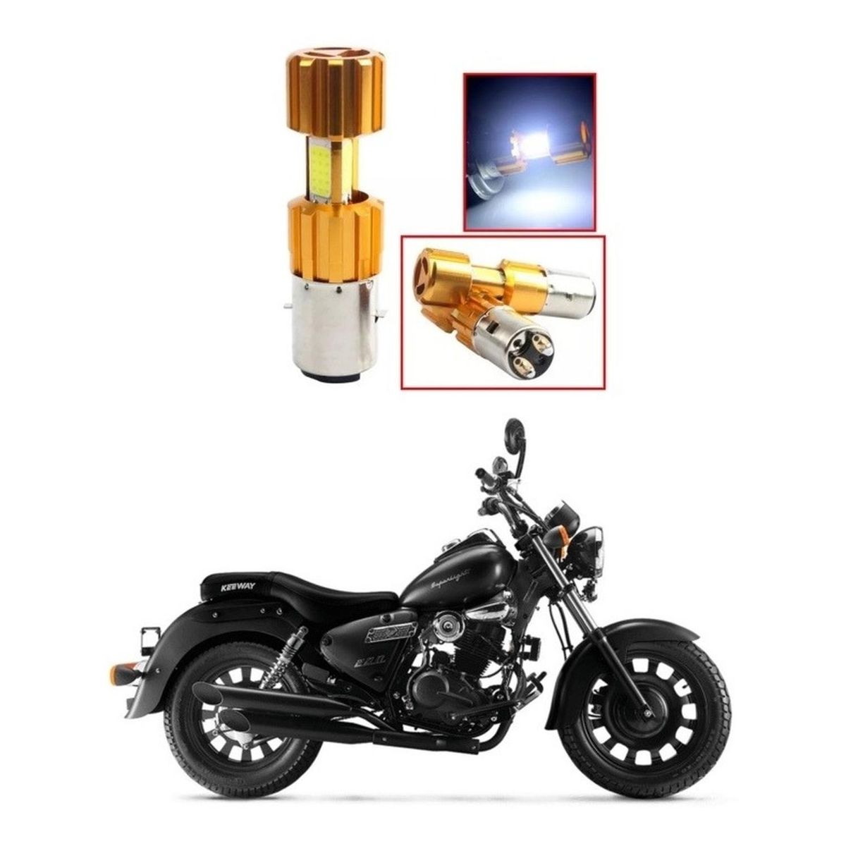 GENERICO - Ampolleta Led Keeway Super Light 200 / 3500 Lm