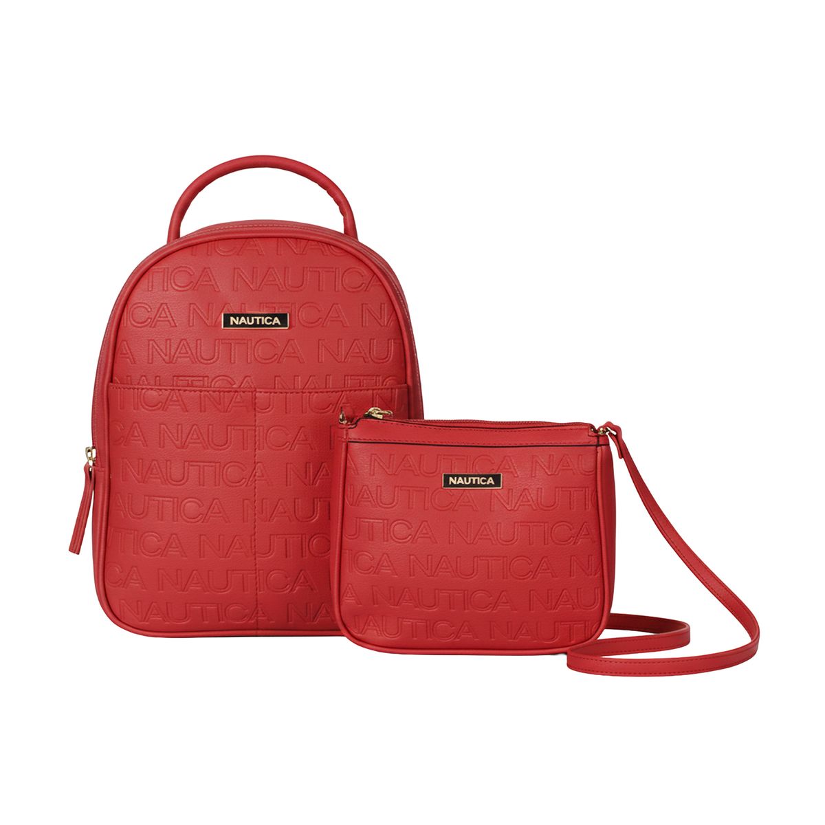 NAUTICA - Pack Nautica Mochila Queen + Cartera Princess roja