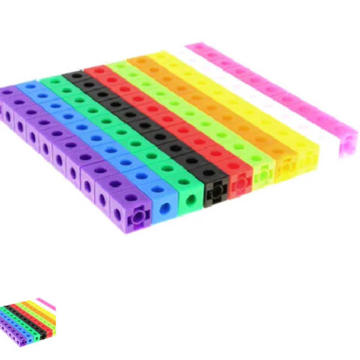 GENERICO - CUBOS CONECTORES UNIFIX MULTIENCAJE 100 UNIDADES