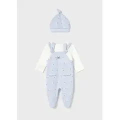 MAYORAL - Enterito tipo Pelele peto con gorro recién nacido