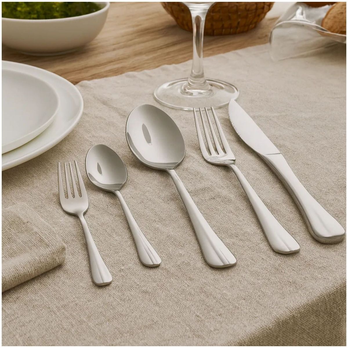 KITCHENWARE - Set Cubiertos 30 Piezas Acero Inox - Capri Inox