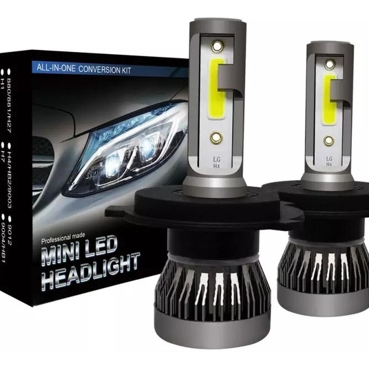 GENERICO - Ampolleta Led Para Autos Y Camionetas H4