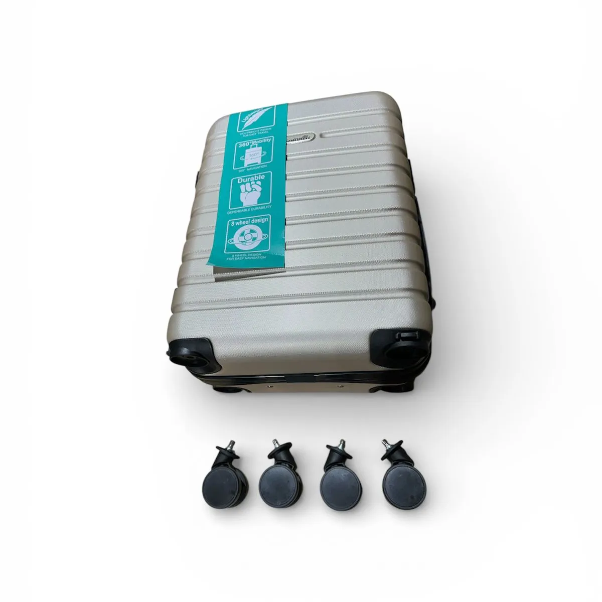 DINASTELLA - Maleta Cabina ruedas desmontables Dorado Danicolle