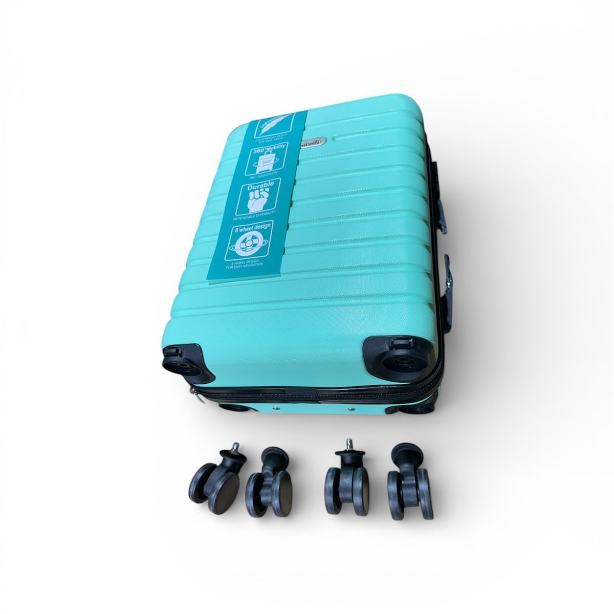 DINASTELLA - Maleta Cabina ruedas desmontables Azul Danicolle