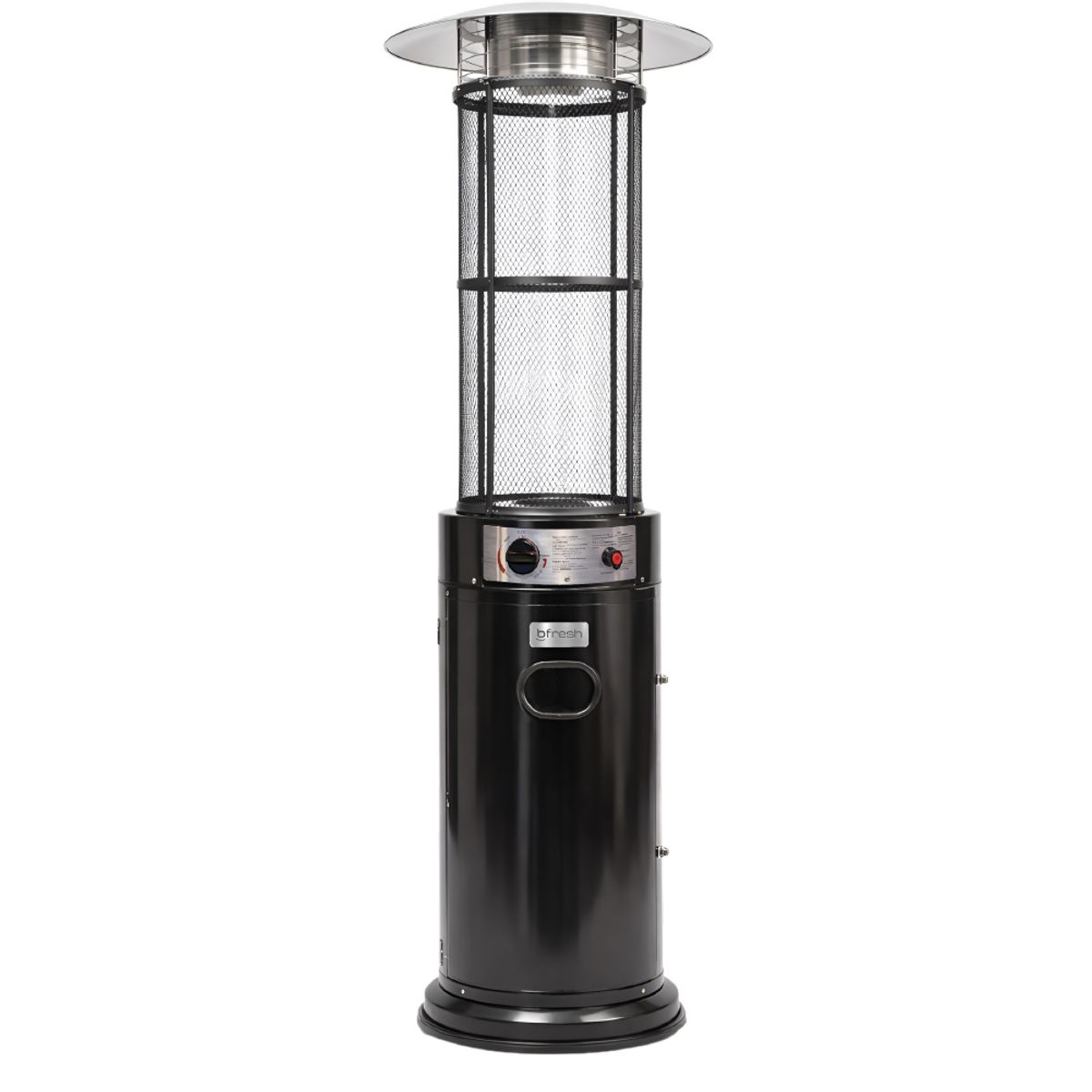 B FRESH - Estufa Patio Exterior Cilíndrica A Gas 12kw Negra Bfresh
