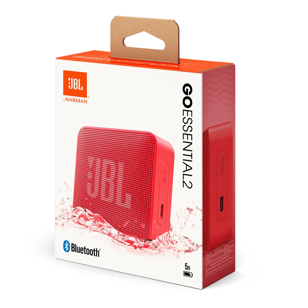 JBL - Parlante Bluetooth JBL Go Essential 2 Rojo