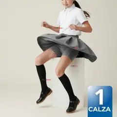 UTILISIMO - Calza Corta Escolar Color Gris Pata Deportivas Niña