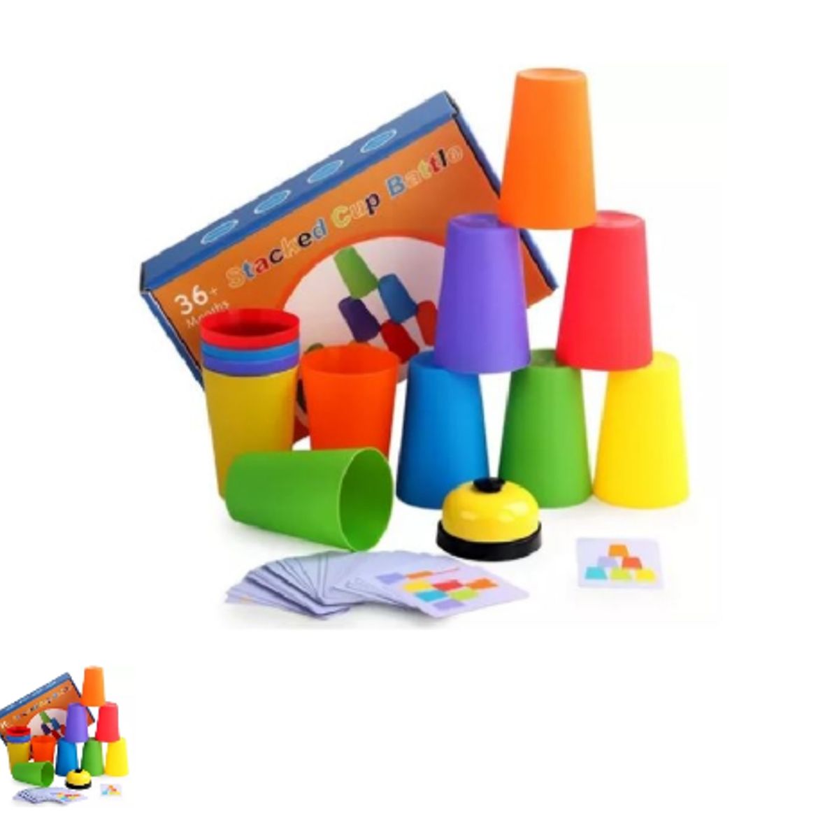 GENERICO - JUEGO DE VASOS APILABLES STACKKED CUP BATTLE