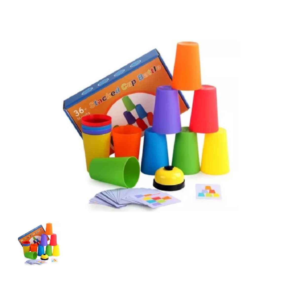 GENERICO - JUEGO DE VASOS APILABLES STACKKED CUP BATTLE