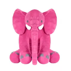 GENERICO - Almohada Peluche Elefante Gav 60cm Para Bebés Rosa