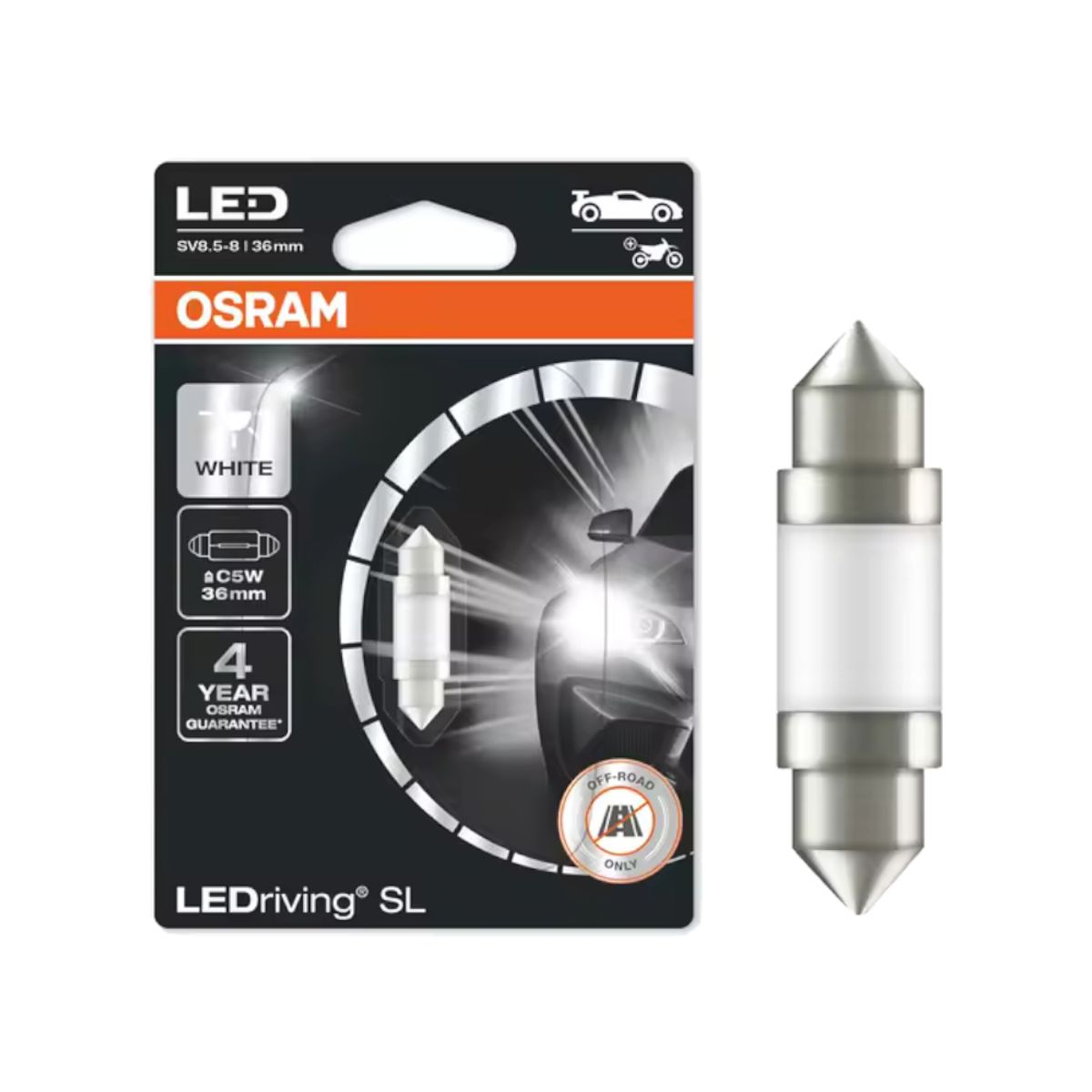 Ampolleta Led 12V 5W C5W para Atomovil, marca GENERICO - Foto Principal