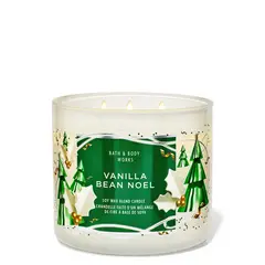 BATH & BODY WORKS - Vela Grande Bath and Body Works Vanilla Bean Noel