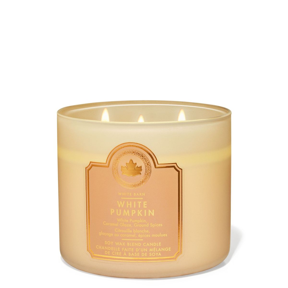 BATH & BODY WORKS - Vela Grande Bath & Body Works White Pumpkin