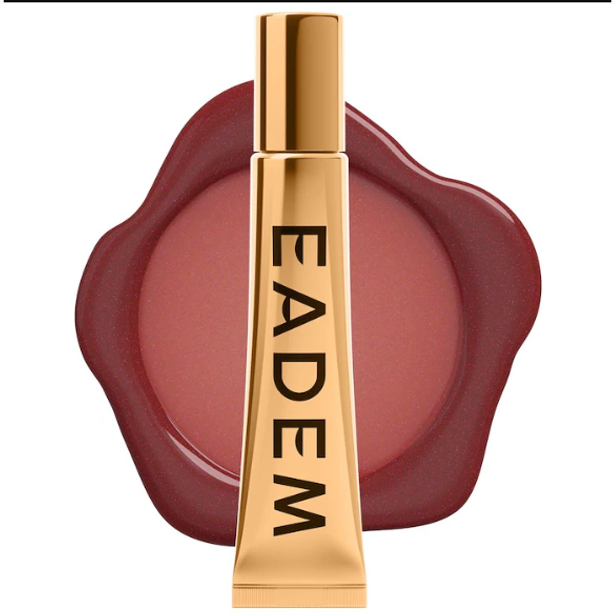 EADEM - Balsamo Labial con Peptidos Exfoliante + Suavizante  Eadem - Pain au Chocolat marron con brillo rosa