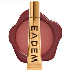 EADEM - Balsamo Labial con Peptidos Exfoliante + Suavizante - Pain au Chocolat marron con brillo rosa