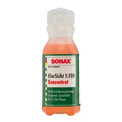 SONAX - Liquido Limpiaparabrisas Visión Clara Concentrado 25 ML
